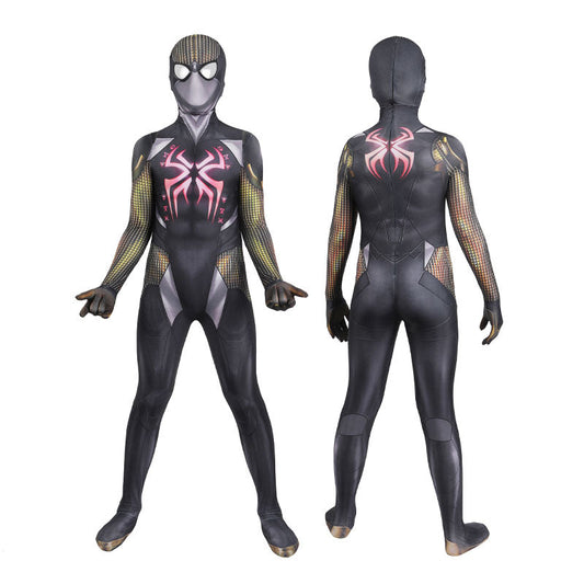 midnight suns spider man jumpsuit child cosplay costumes