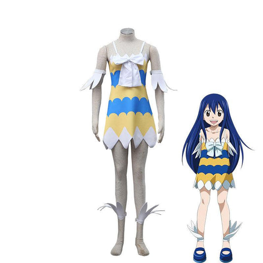 anime fairy tail wendy marvell cosplay costume