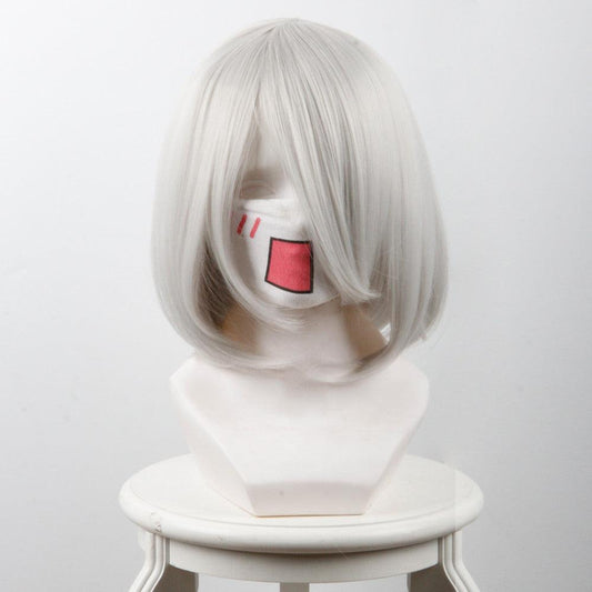 nier automata 2b nier silver gray short anime cosplay wigs 428a
