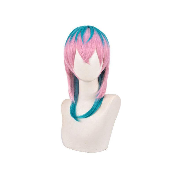 anime tokyo revengers hinata tachibana pink orange short cosplay wigs