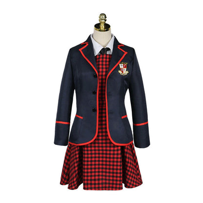 tv the umbrella academy female jk school uniform cosplay costumes