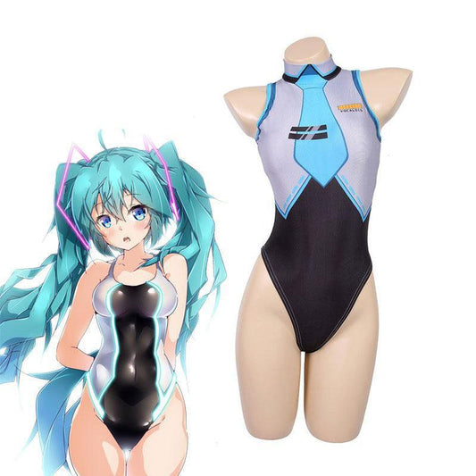 VOCALOID Hatsune Miku ³õÒô¥ߥ¯ Jumpsuit Swimsuits Cosplay Costumes