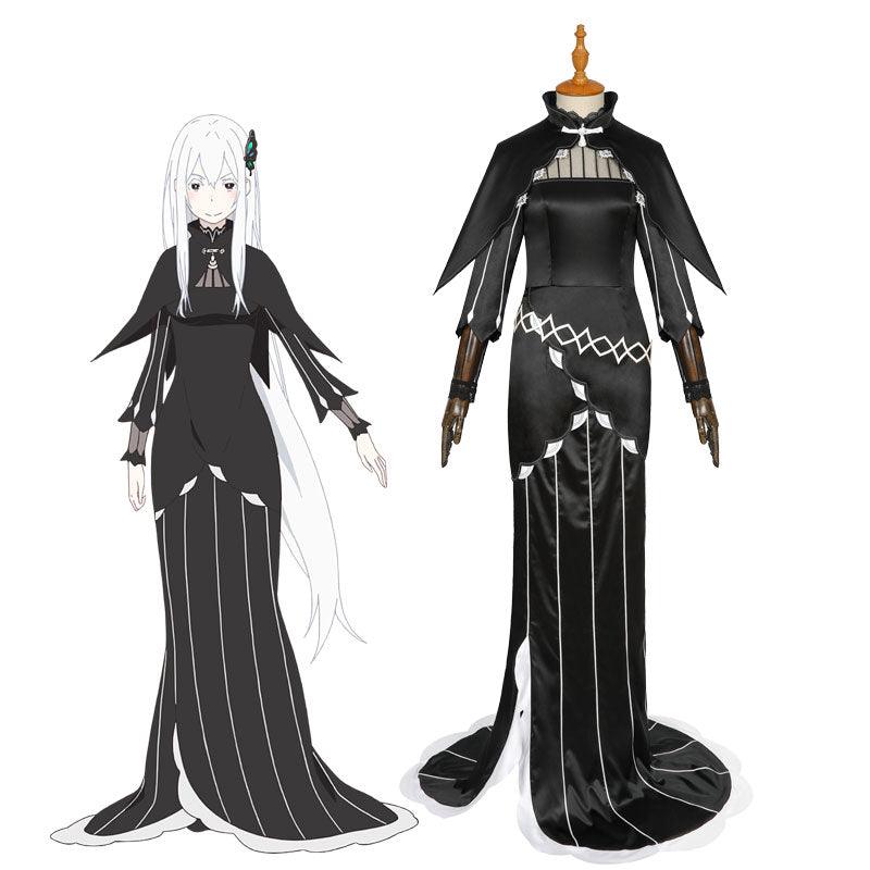 Anime Re: Zero Starting Life in Another World Echidna Witch of Greed Dress Cosplay Costumes