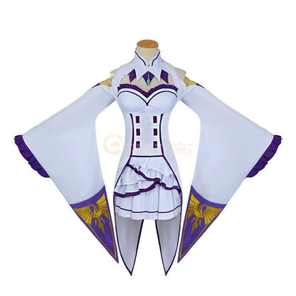 anime re zero starting life in another world emilia cosplay costume