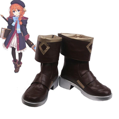 Princess Connect! Re Dive Shingyouji Yuni Anime Game Cosplay Boots Shoes - coscrew