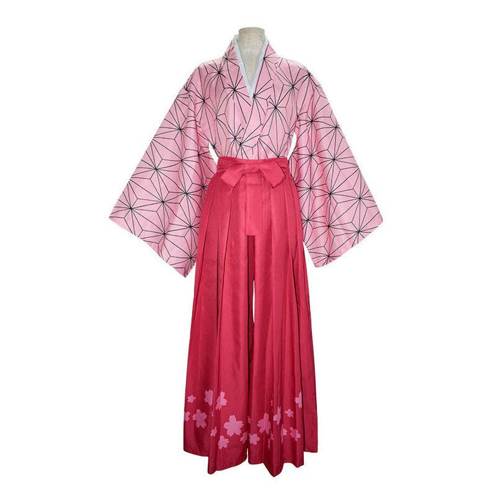anime demon slayer kimetsu no yaiba nezuko kamado kimono cosplay costumes