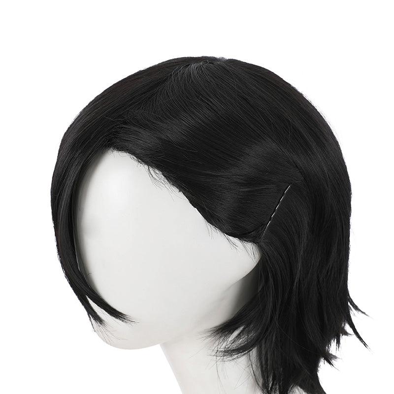 anime jujutsu kaisen junpei yoshino short black cosplay wigs