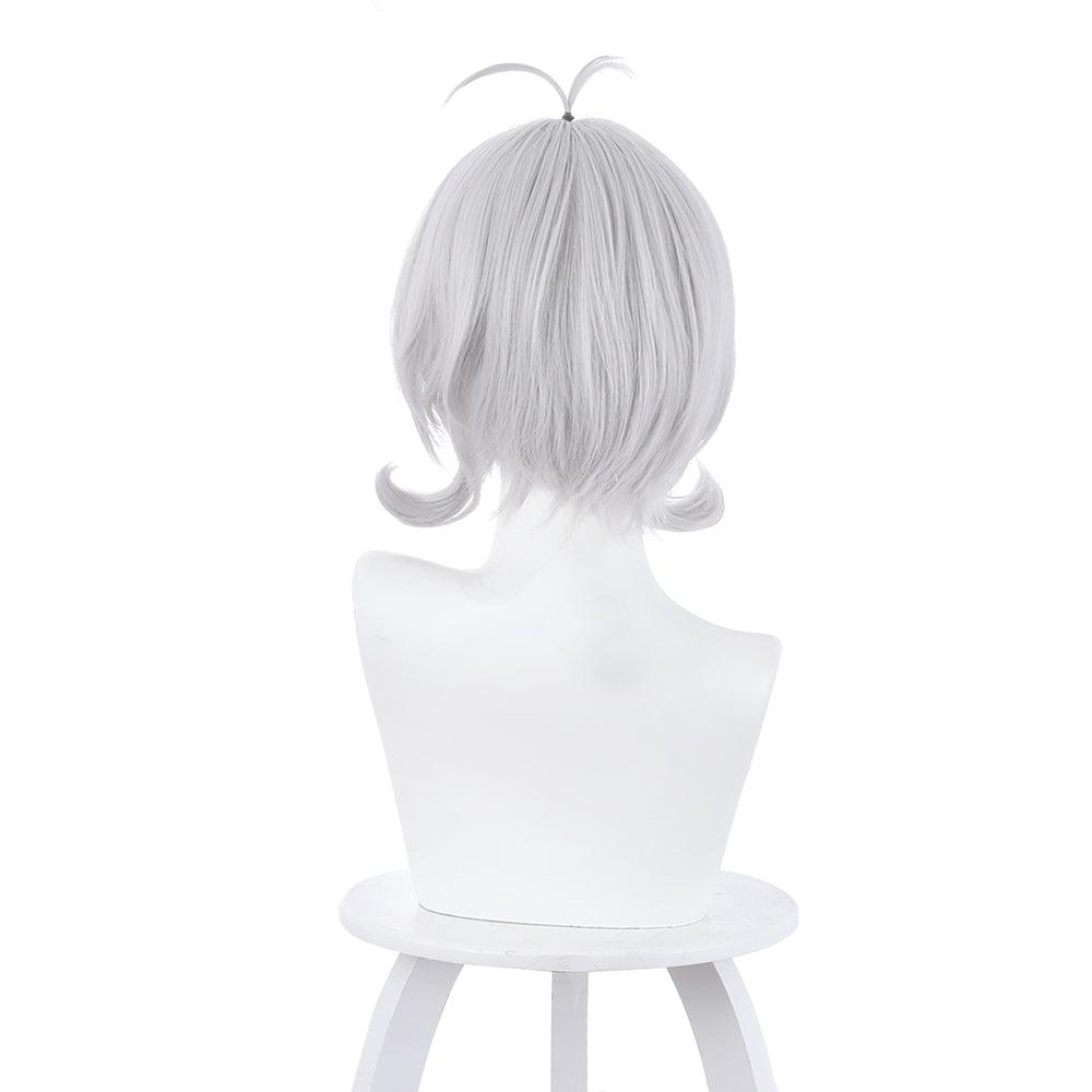 coscrew Anime Princess Connect! Re:Dive Kokkoro White Short Cosplay Wig 499A - coscrew