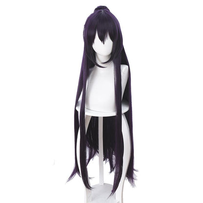 coscrew Anime DATE A LIVE Yatogami Tohka(Princess) Dark purple Long Cosplay Wig 394D - coscrew