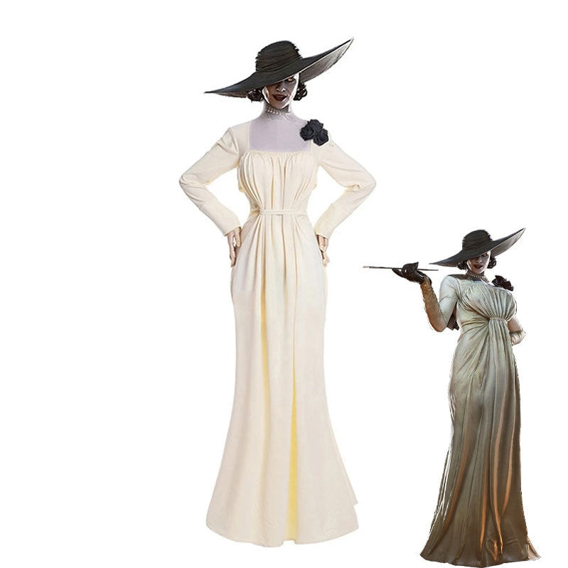 movie resident evil village alcina dimitrescu lady cosplay costumes