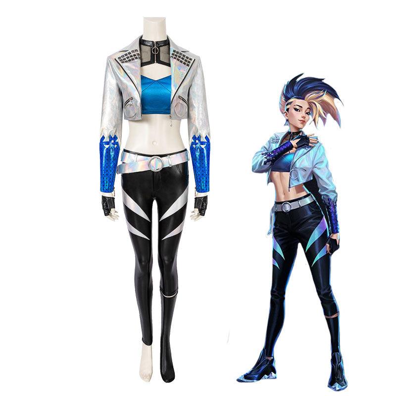 game lol kda all out kaisa fullset cosplay costumes