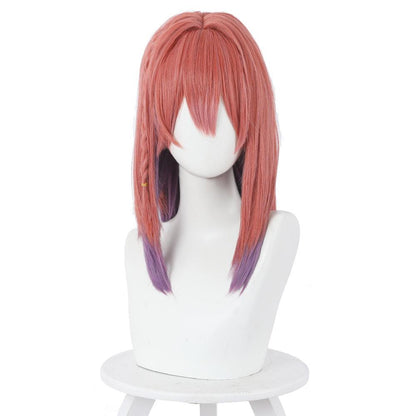 coscrew anime kanojo okarishimasu sakurasawa sumi pink gradient purple cosplay wig 501d