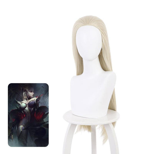 game lol coven evelynn light blonde cosplay wigs