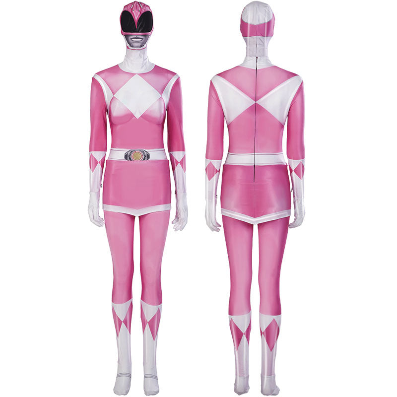 Pink Ptera Ranger Kat Mighty Morphin Power Rangers Ptera Ranger Pink Ranger Cosplay Costumes ...