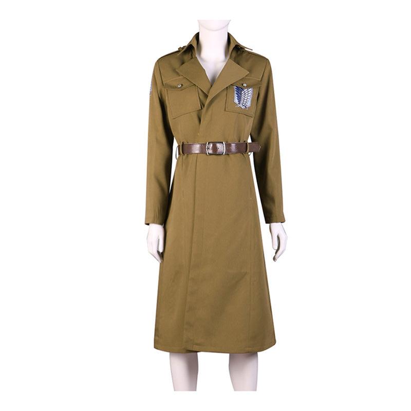 anime attack on titan levi ackerman survey corps coat cosplay costume
