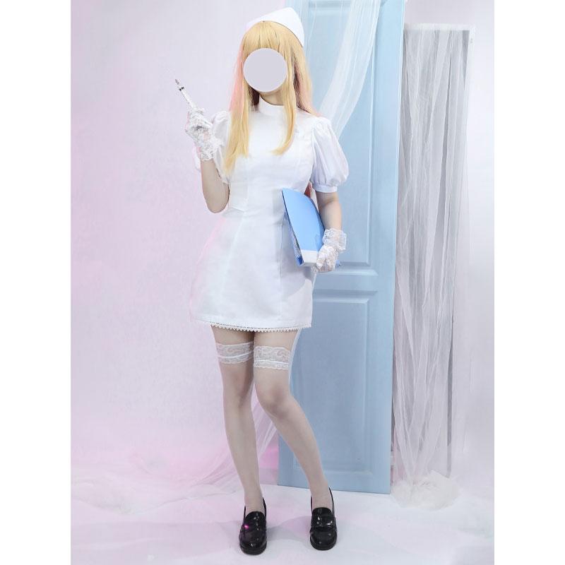 Anime My Dress-Up Darling Marin Kitagawa White Nurse Uniform Cosplay Costumes