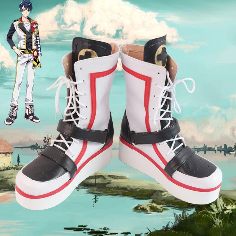 game twisted wonderland deuce spade trey clover cosplay boots shoes for carnival
