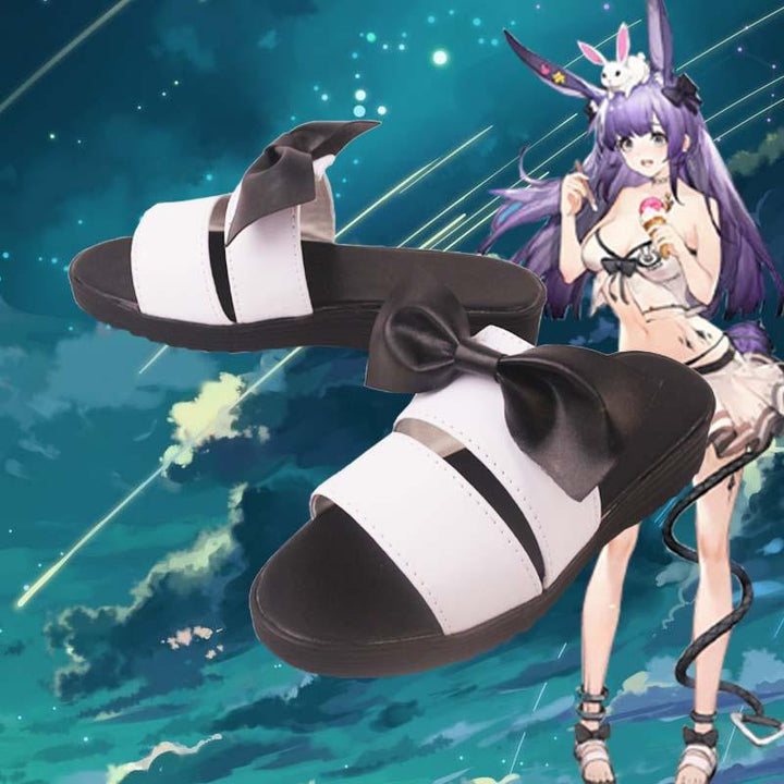 game arknights summer flower cosplay slippers shoes for cosplay anime carnival