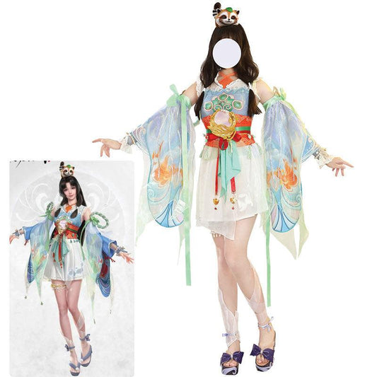 game naraka bladepoint kurumi hutao cosplay costume