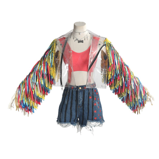 Movie Birds of Prey Harley Quinn Ribbon Outfits Cosplay Costume