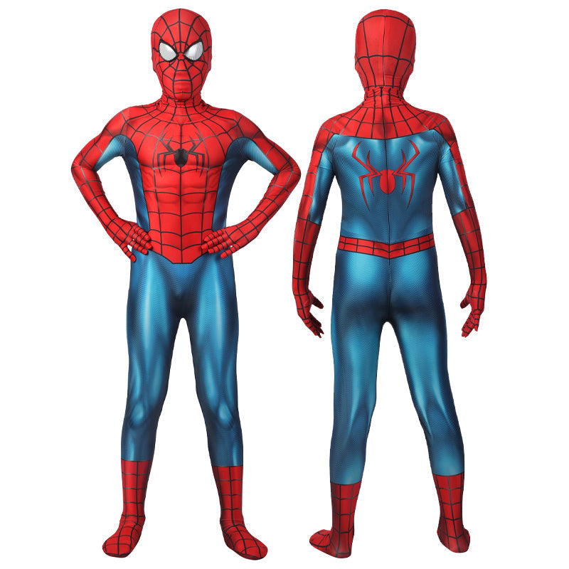 spider man 3 no way home peter parker classic suit kids jumpsuit cosplay costumes