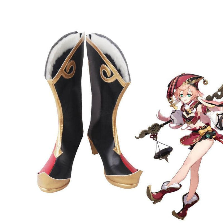 game genshin impact yanfei cosplay shoes