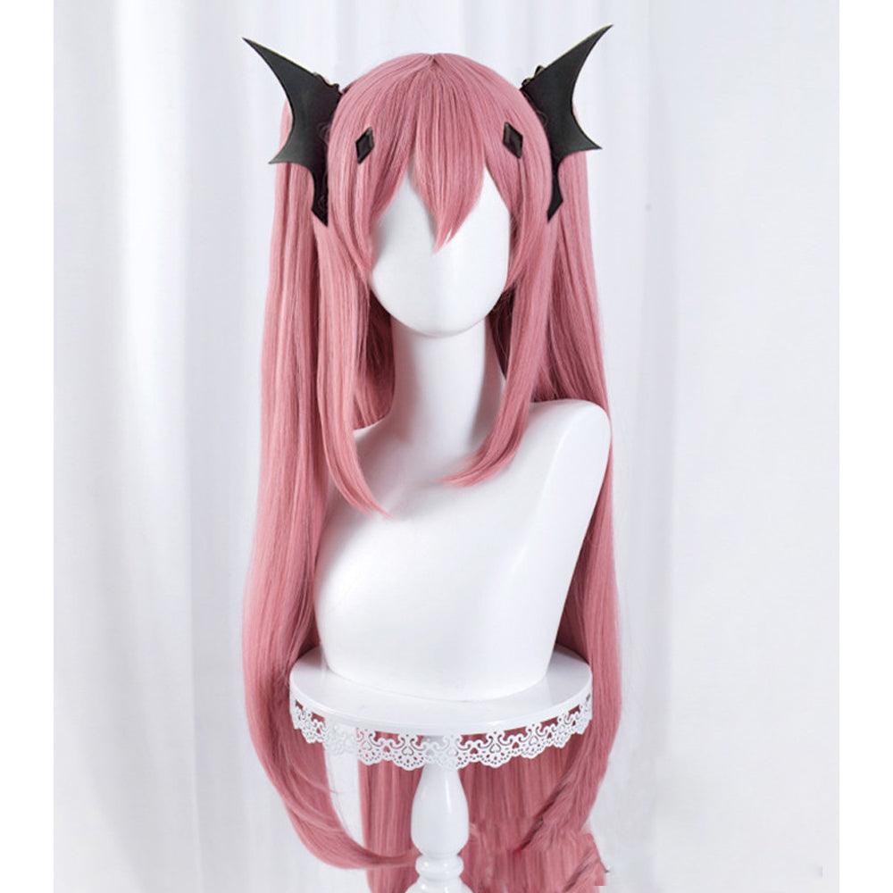coscrew anime seraph of the end krul tepes pink ex long cosplay wig mm69