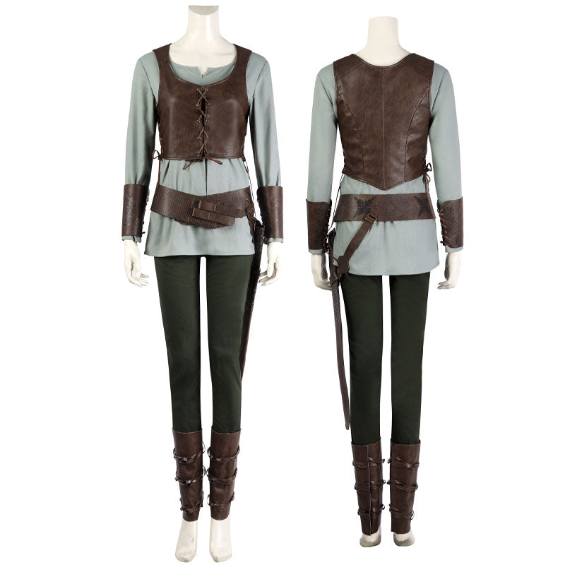 the witcher season 3 ciri cosplay costume