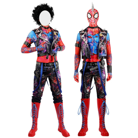 spider man across the spider verse spider punk hobart hobie brown jumpsuit cosplay costumes