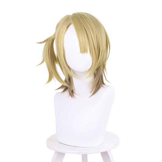 coscrew anime cosplay wigs for ike luca kaneshiro brown gradient cosplay wig of nijisanji 536c