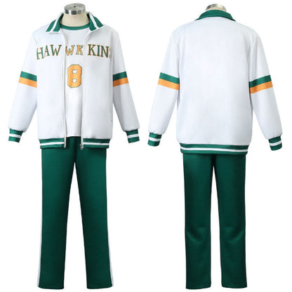 stranger things 4 hawkins high school cheer man unifrom cosplay costumes