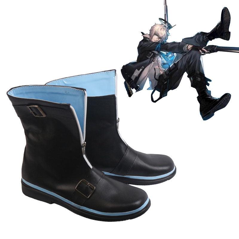 Arknights Executor Titleless Code Game Cosplay Boots Shoes for Carnival Anime Party - coscrew