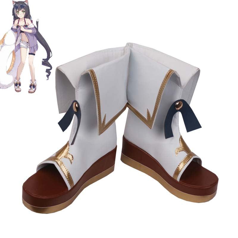 princess connect re dive kelly princess swimsuit anime game cosplay boots shoes