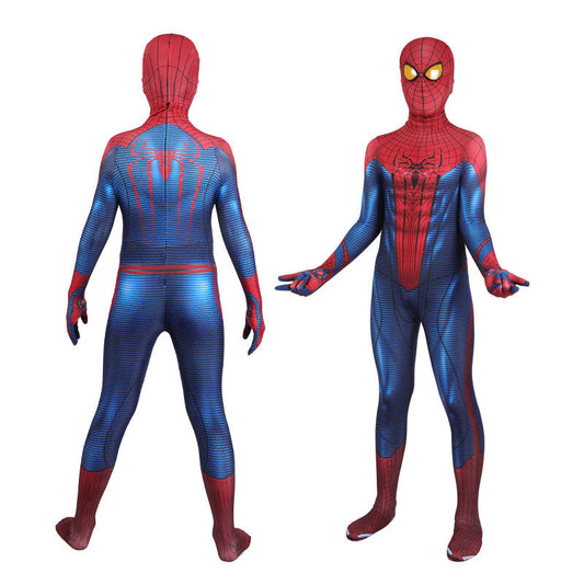 the amazing spider man peter parker jumpsuits child cosplay costume
