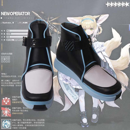 game arknights suzuran cosplay boots shoes for cosplay anime carnival