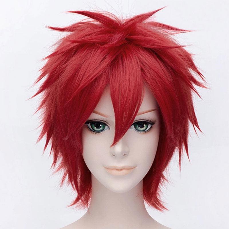 Anime Naruto Gaara Short Red Cosplay Wigs