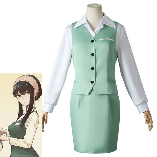anime spy family yor forger work uniform cosplay costumes