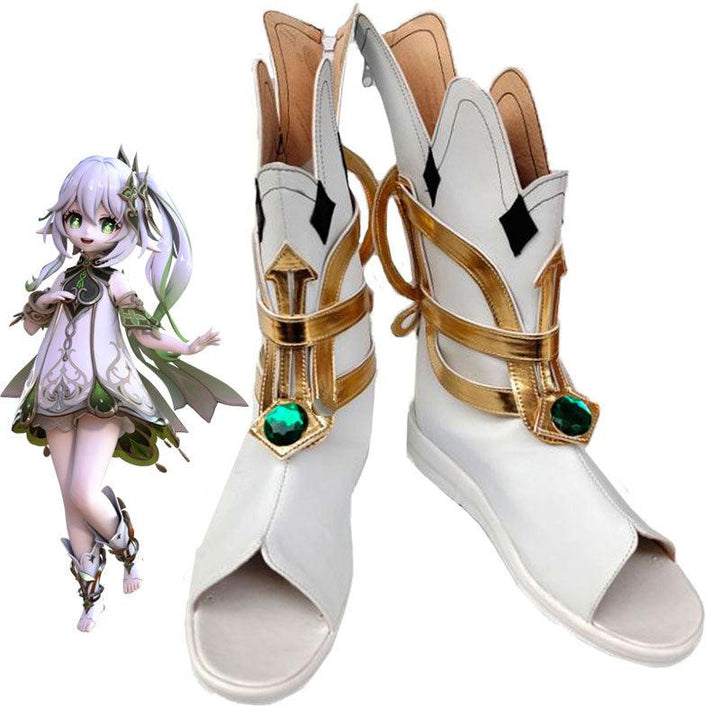 game genshin impact kusanali nahida cosplay shoes