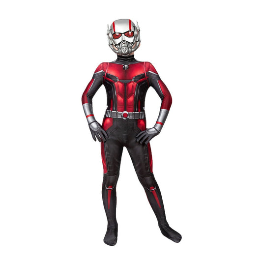 Movie Ant Man and the Wasp Ant-Man Children Jumpsuit Cosplay Costume