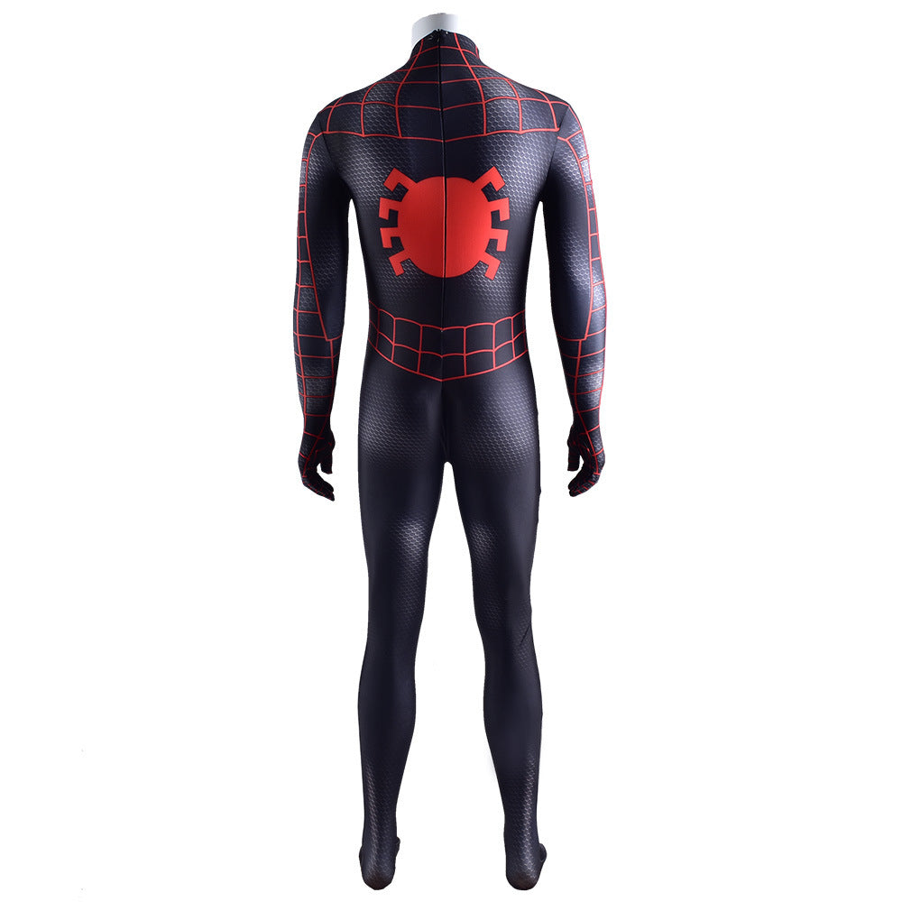 Spider man Spandex Suit Far From Home Black and Red Cosplay Bodysuit