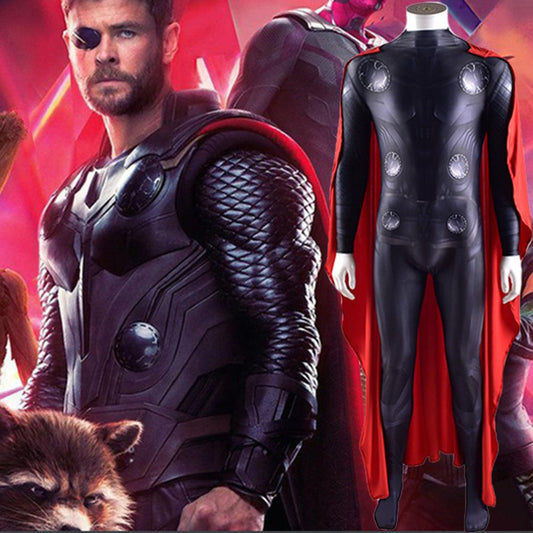 avengers infinity war thunder thor jumpsuits costume kids adult halloween bodysuit