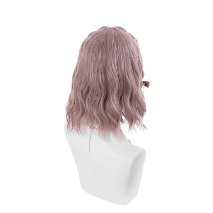 coscrew rainbow candy wigs wigs grey blue grey pink light gold short wig loli 009
