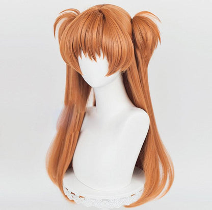 coscrew anime neon genesis evangelion asuka langley shikinami orange cosplay wig mm27