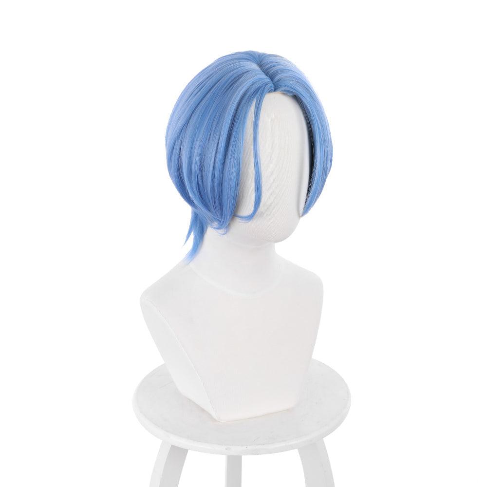 coscrew anime sk sk eight snowlanga blue short cosplay wig 511c