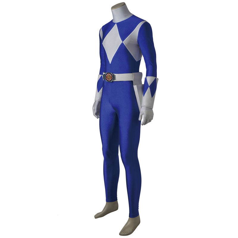 mighty morphin power rangers billy cranston blue ranger cosplay costumes