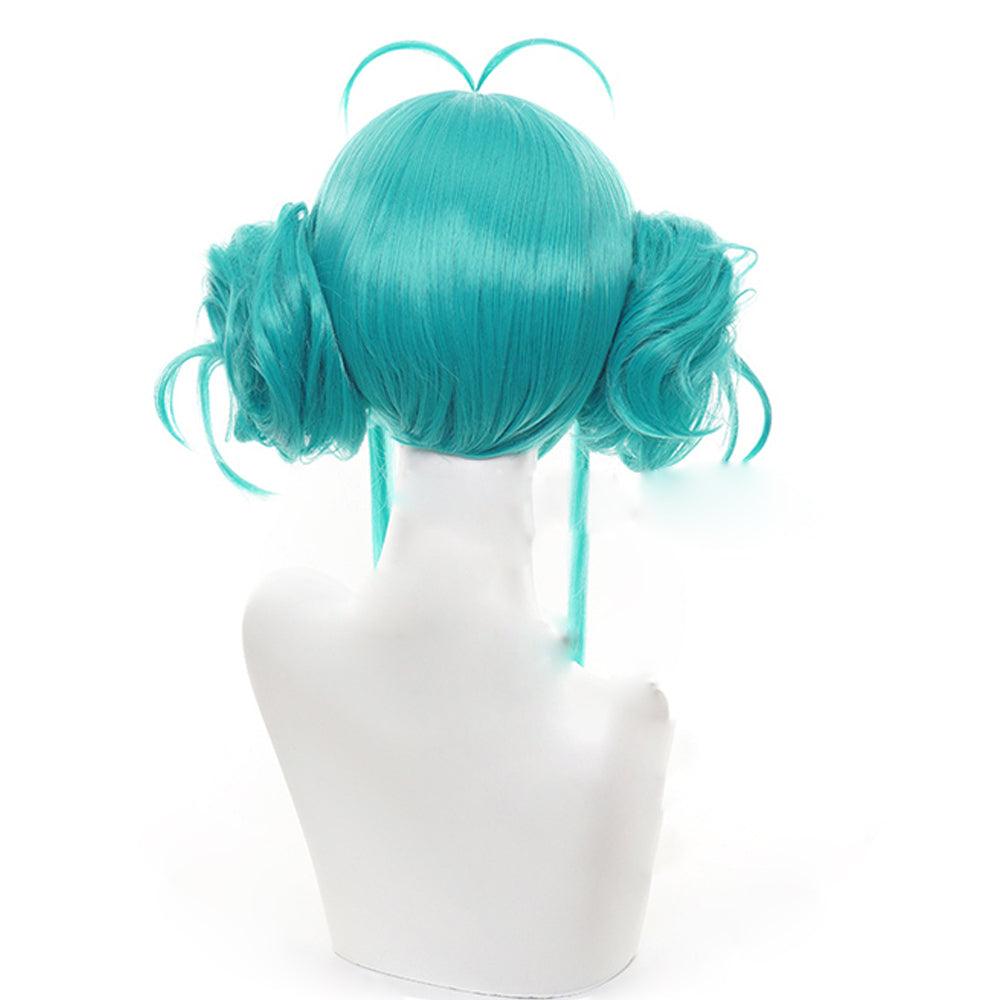 coscrew Hatsune V Miku Bunny girl Light Green Short Cosplay Wig QX01 - coscrew