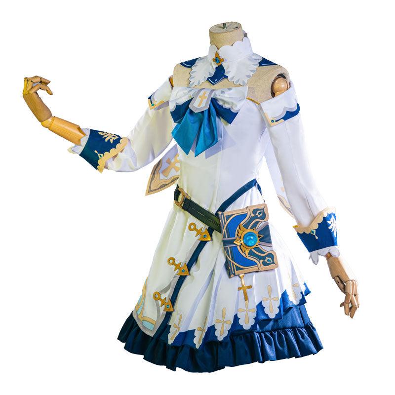 game genshin impact barbara full set cosplay costumes