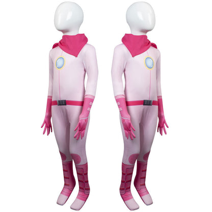 the super mario bros movie princess peach jumpsuit cosplay costumes