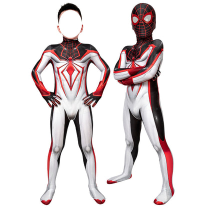 ps5 spider man miles morales t r a c k suit kids jumpsuit cosplay costumes