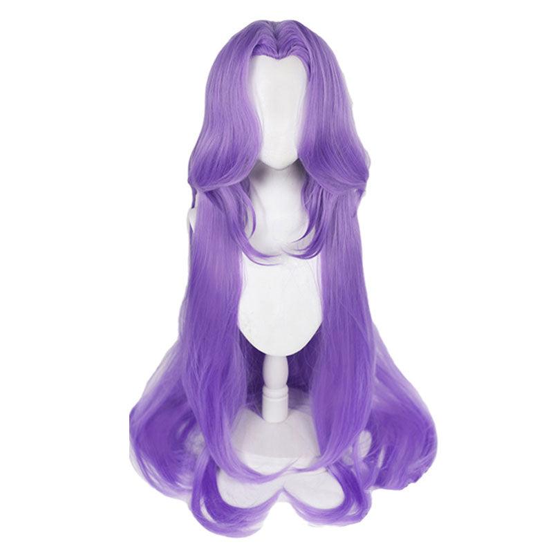 game lol withered rose syndra purple long cosplay wigs